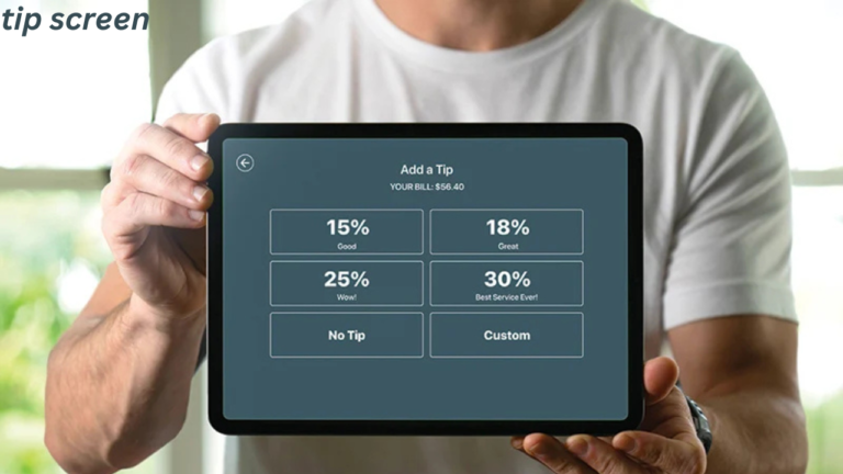 tip screen