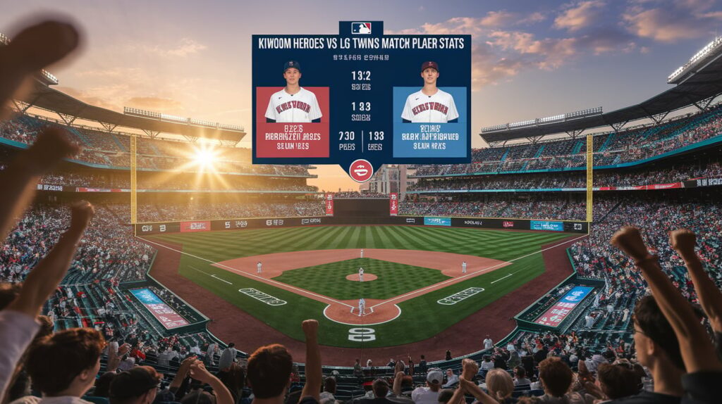 kiwoom heroes vs lg twins match player stats