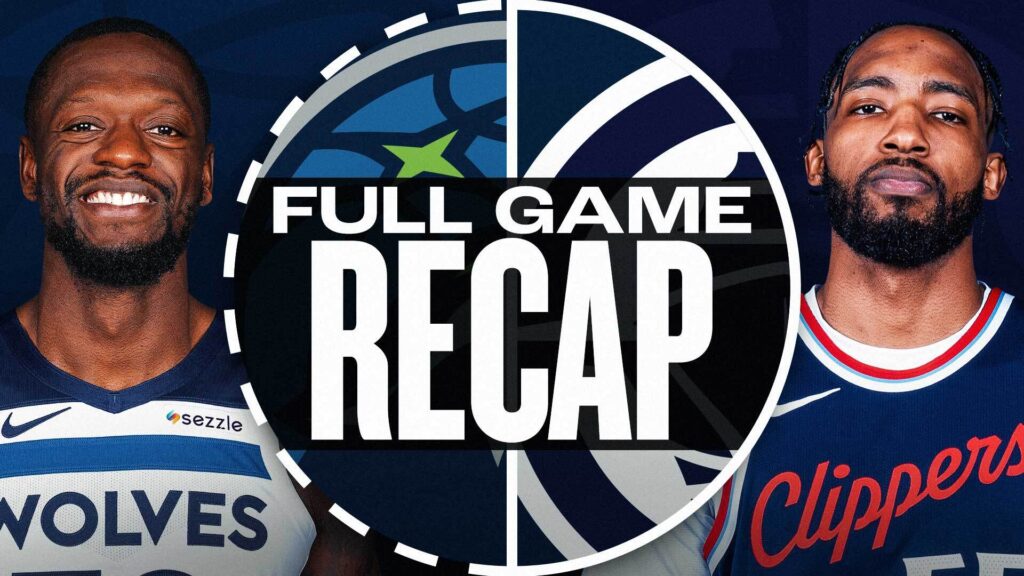 la clippers vs timberwolves match player stats